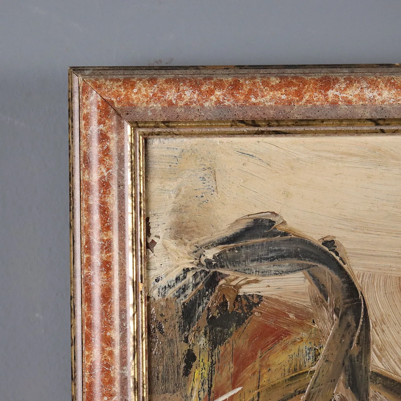 Painting by Paolo Schiavocampo, oil on canvas, 20th century 9