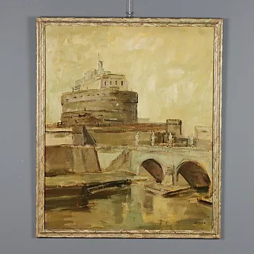 Leonardo Stroppa, oil on masonite, 20th century