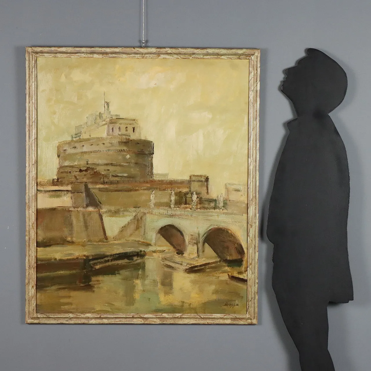 Leonardo Stroppa, oil on masonite, 20th century 2