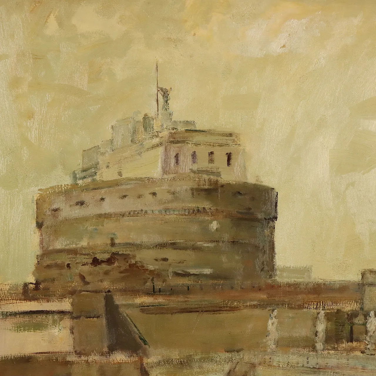 Leonardo Stroppa, oil on masonite, 20th century 3