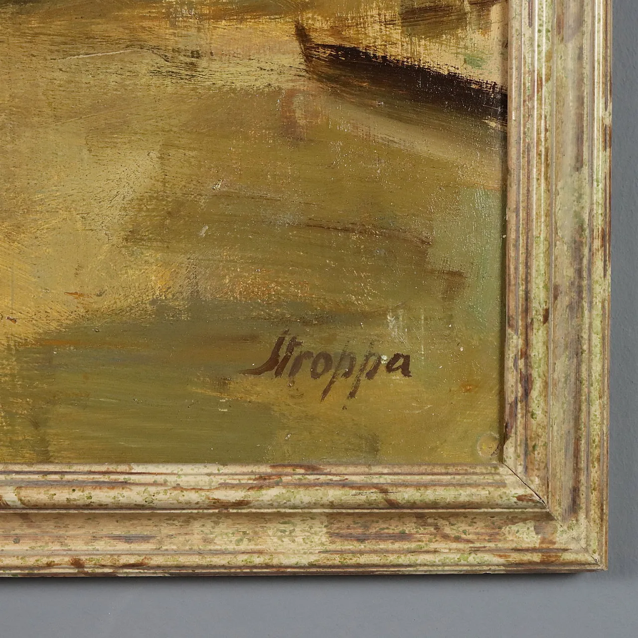 Leonardo Stroppa, oil on masonite, 20th century 7