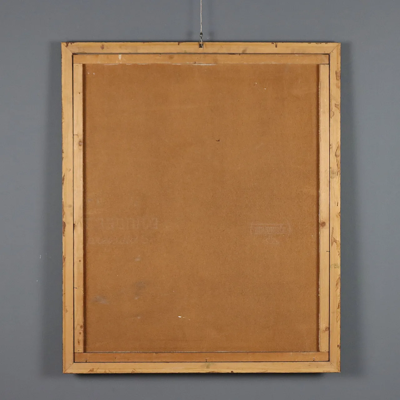 Leonardo Stroppa, oil on masonite, 20th century 9