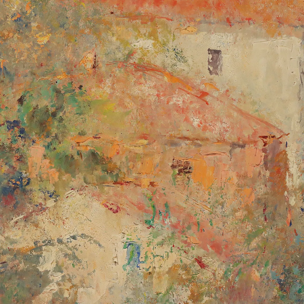 Painting by Giorgio Ciacci, oil on canvas, 1970s 4