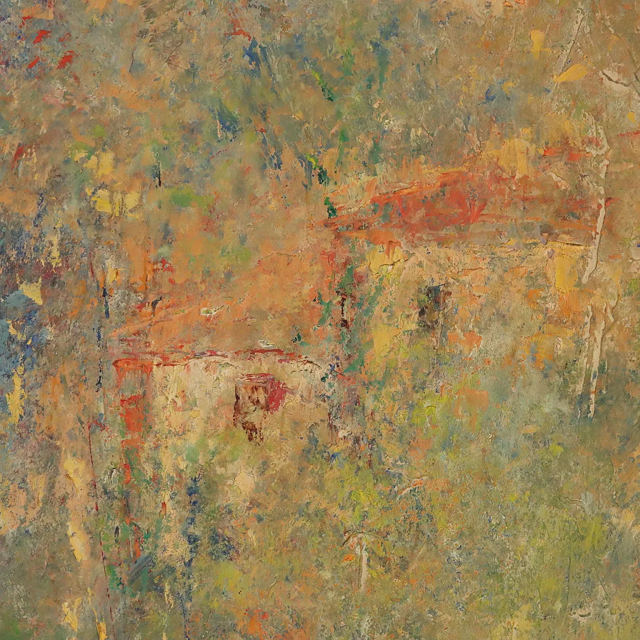 Painting by Giorgio Ciacci, oil on canvas, 1970s 6