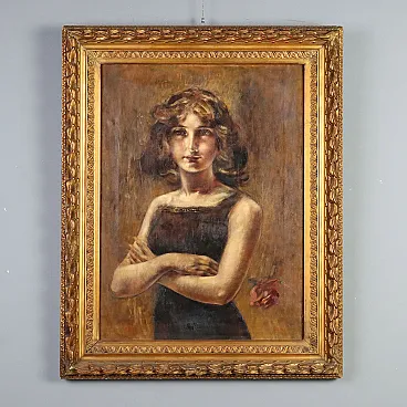 Painting by Luigi Conconi, oil on canvas, 19th century