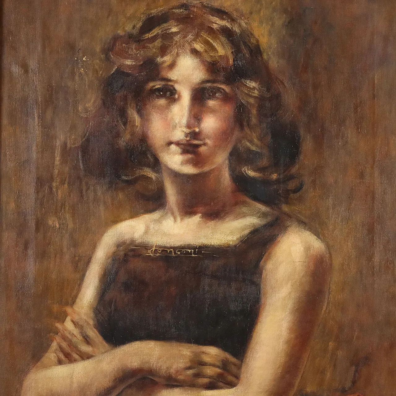 Painting by Luigi Conconi, oil on canvas, 19th century 3