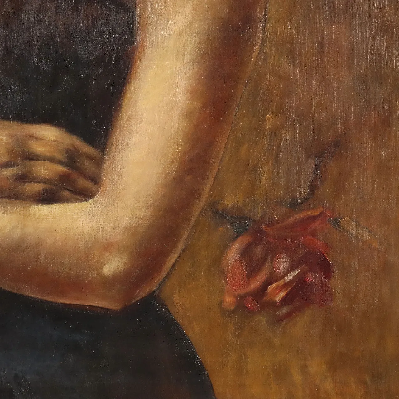 Painting by Luigi Conconi, oil on canvas, 19th century 7