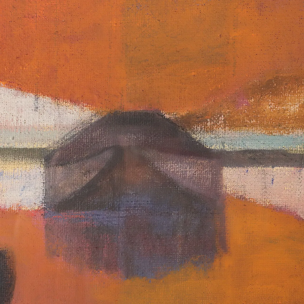 Painting by Attilio Rossi, oil on canvas, 20th century 5