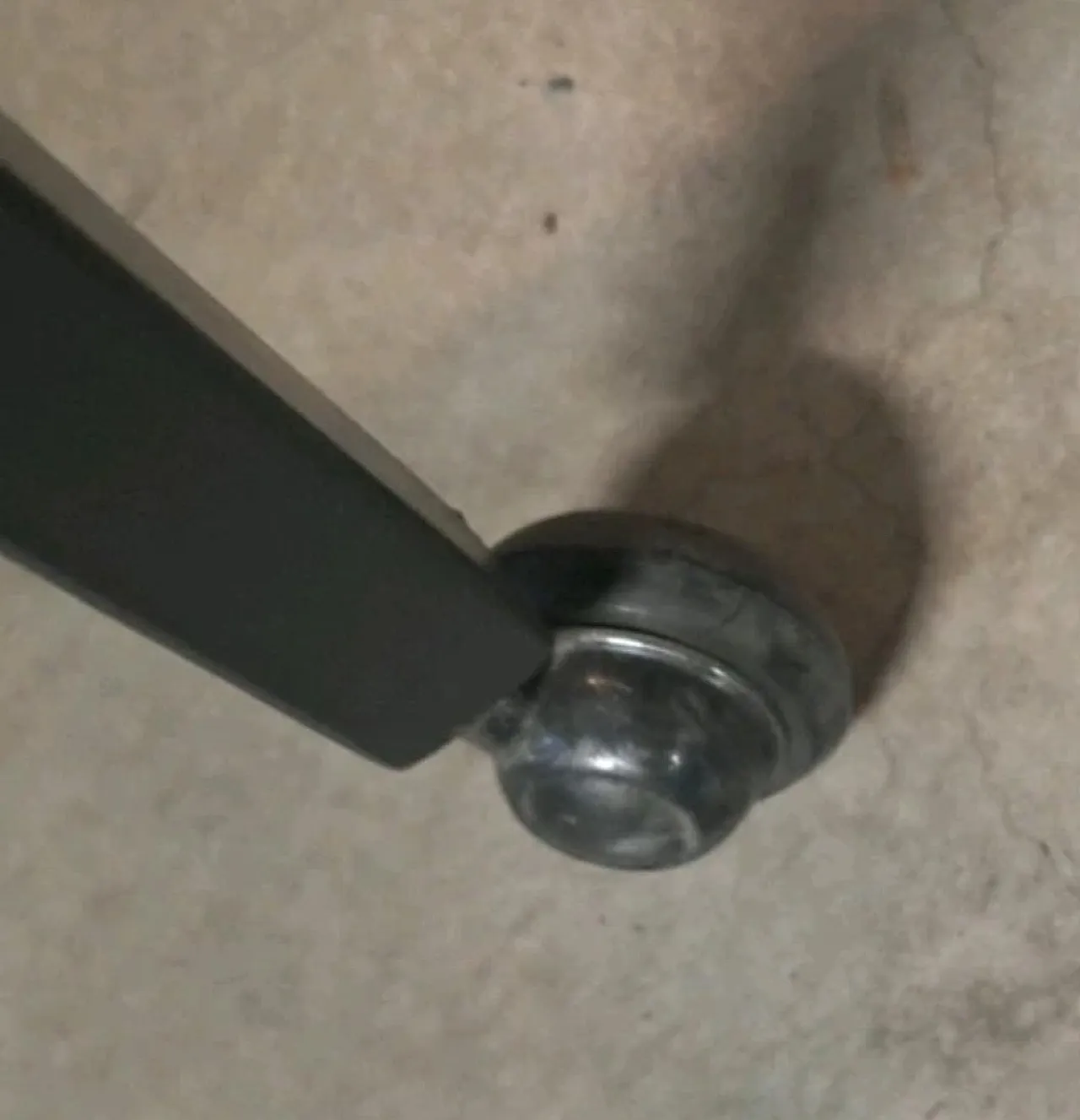 Carrello metallo doppio piano quadrato vetro 1cm con rotelle, anni '70 2