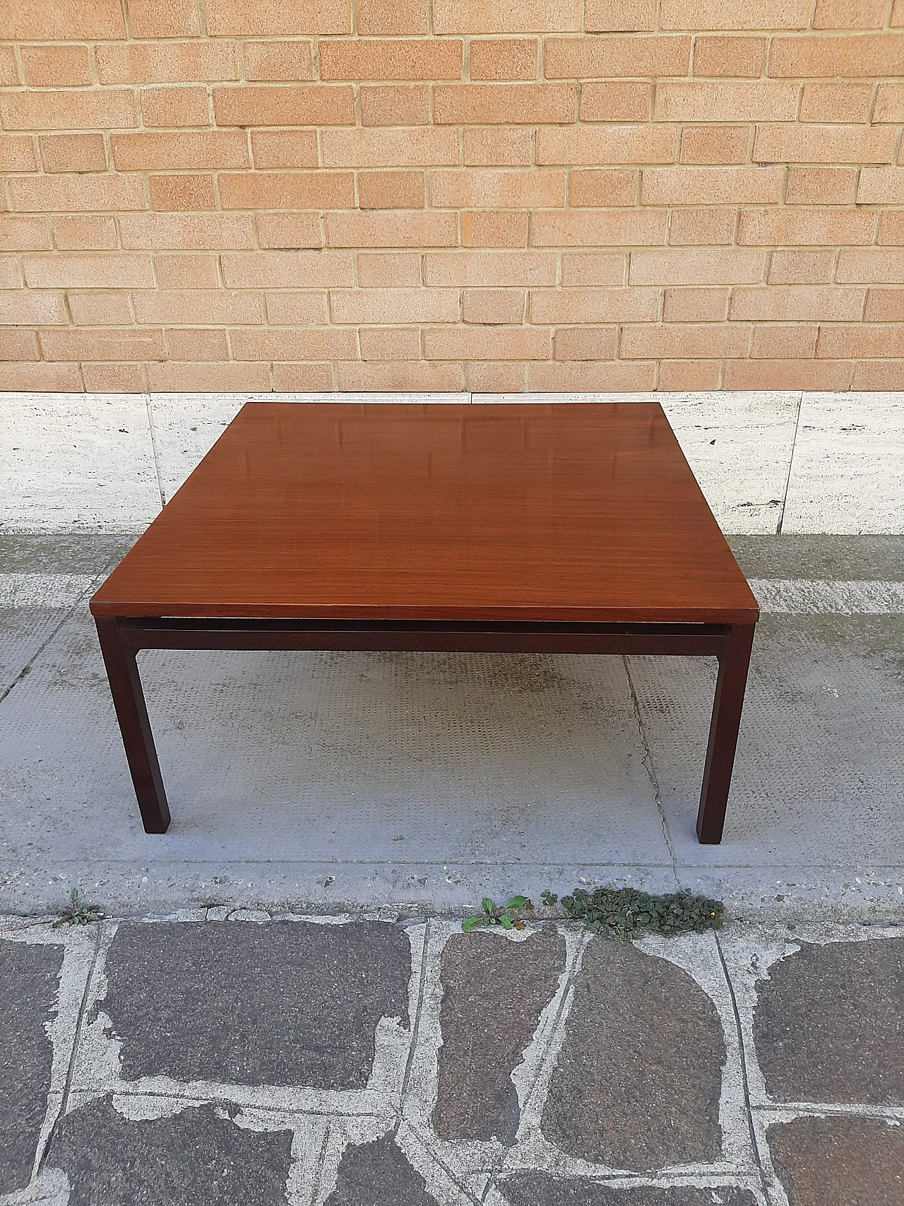 Rosewood Coffee Table Ico Parisi Style, 1960s 1