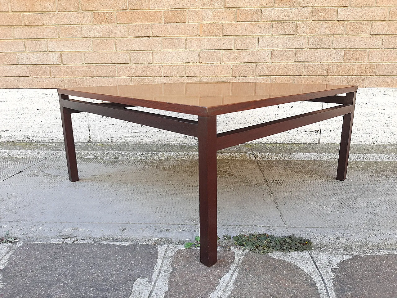 Rosewood Coffee Table Ico Parisi Style, 1960s 3