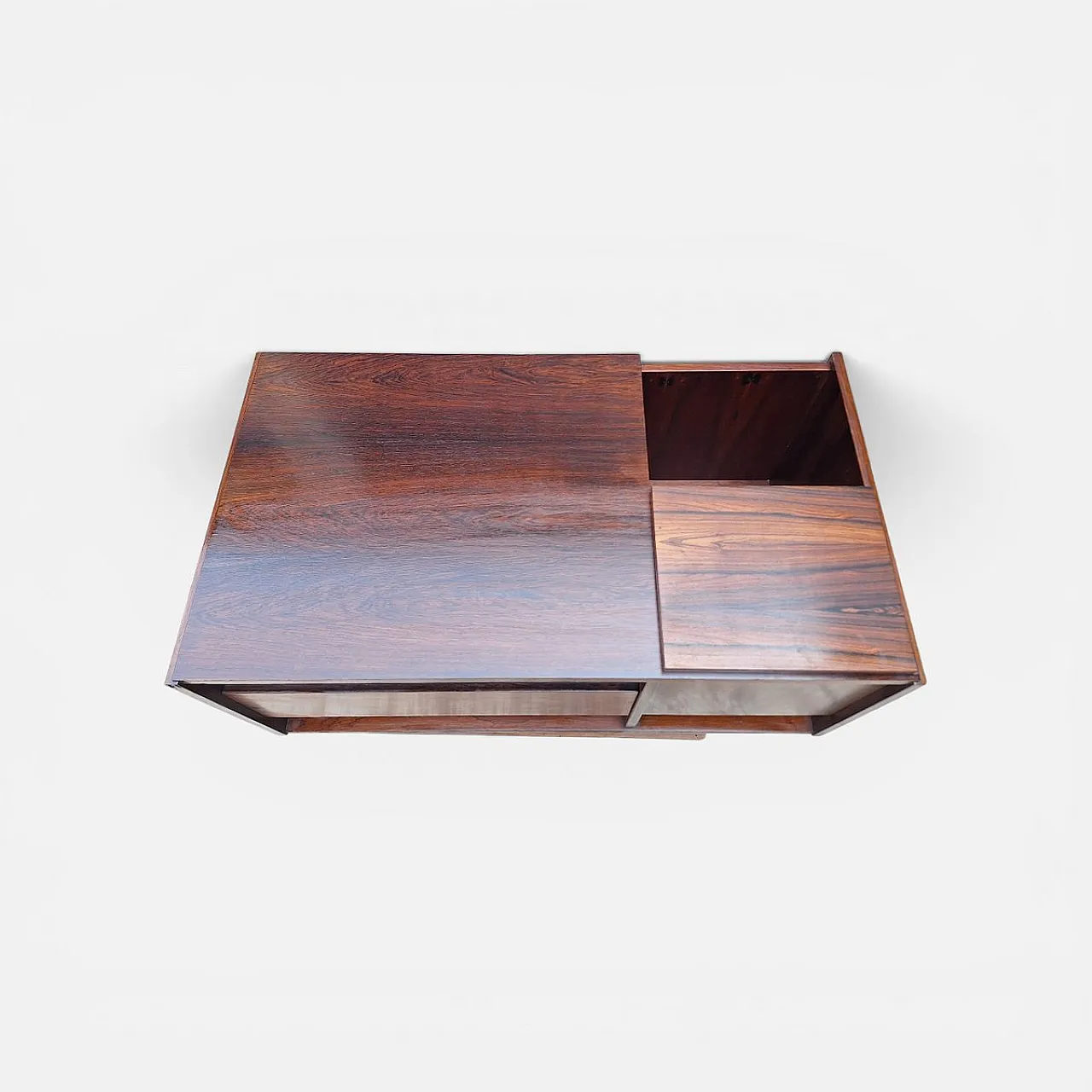 Revolving bar cabinet by Gianfranco Frattini for Bernini, 1960s 8