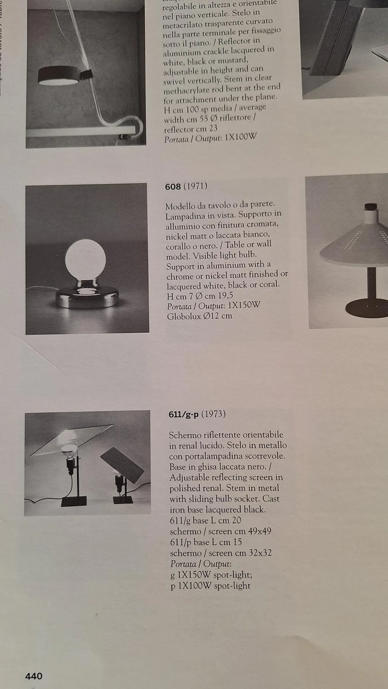 Model 611/G table lamp by Gino Sarfatti for Arteluce, 1970s 9