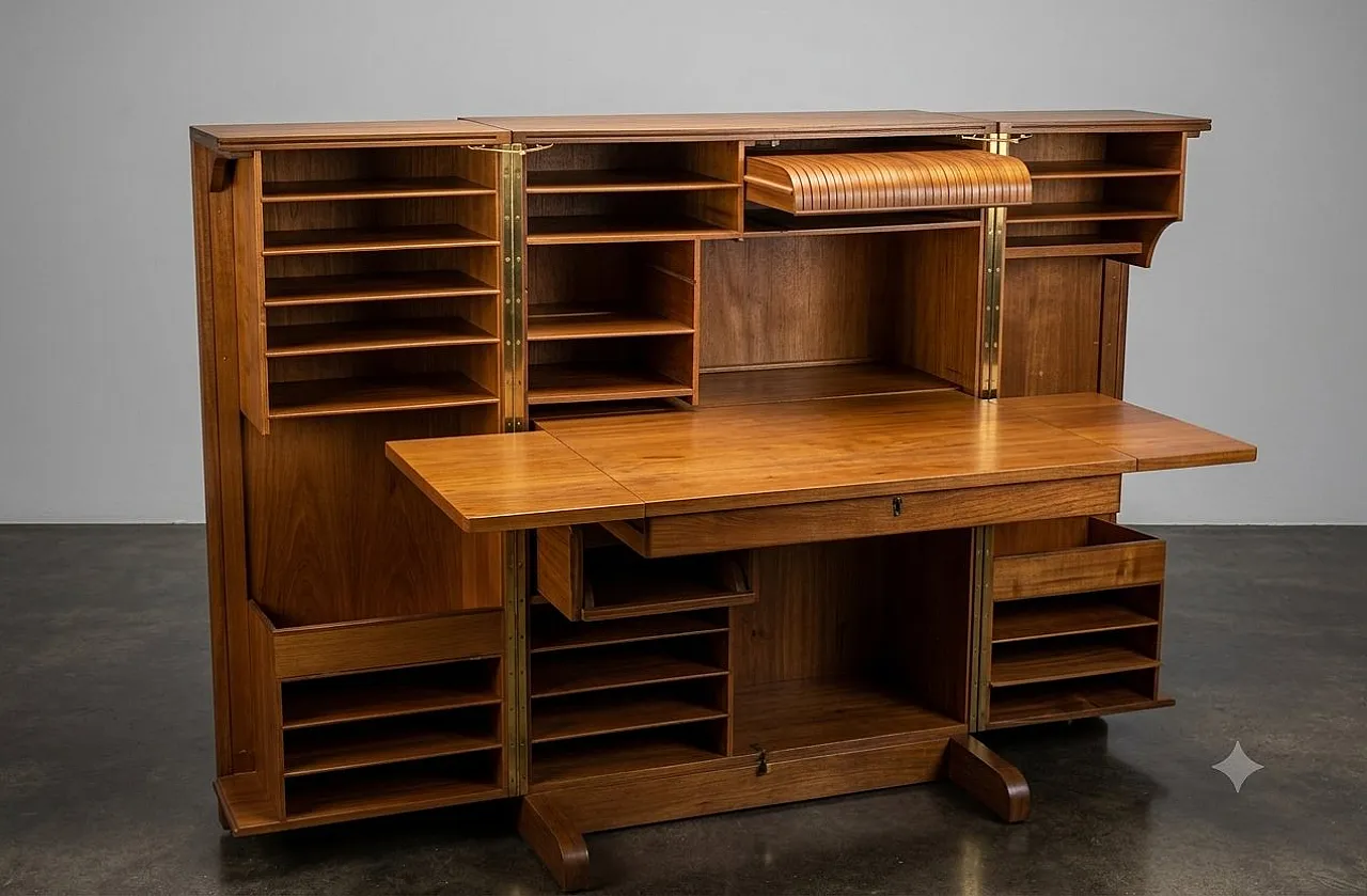 Magic Box desk by Mummenthaler & Meier, Switzerland, 1960s 7