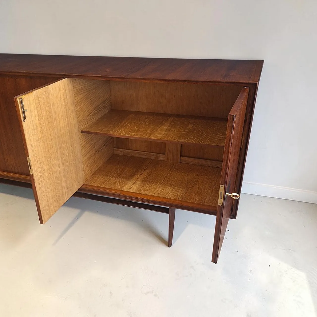 Teak sideboard by Edmondo Palutari for Dassi, 1960s 8