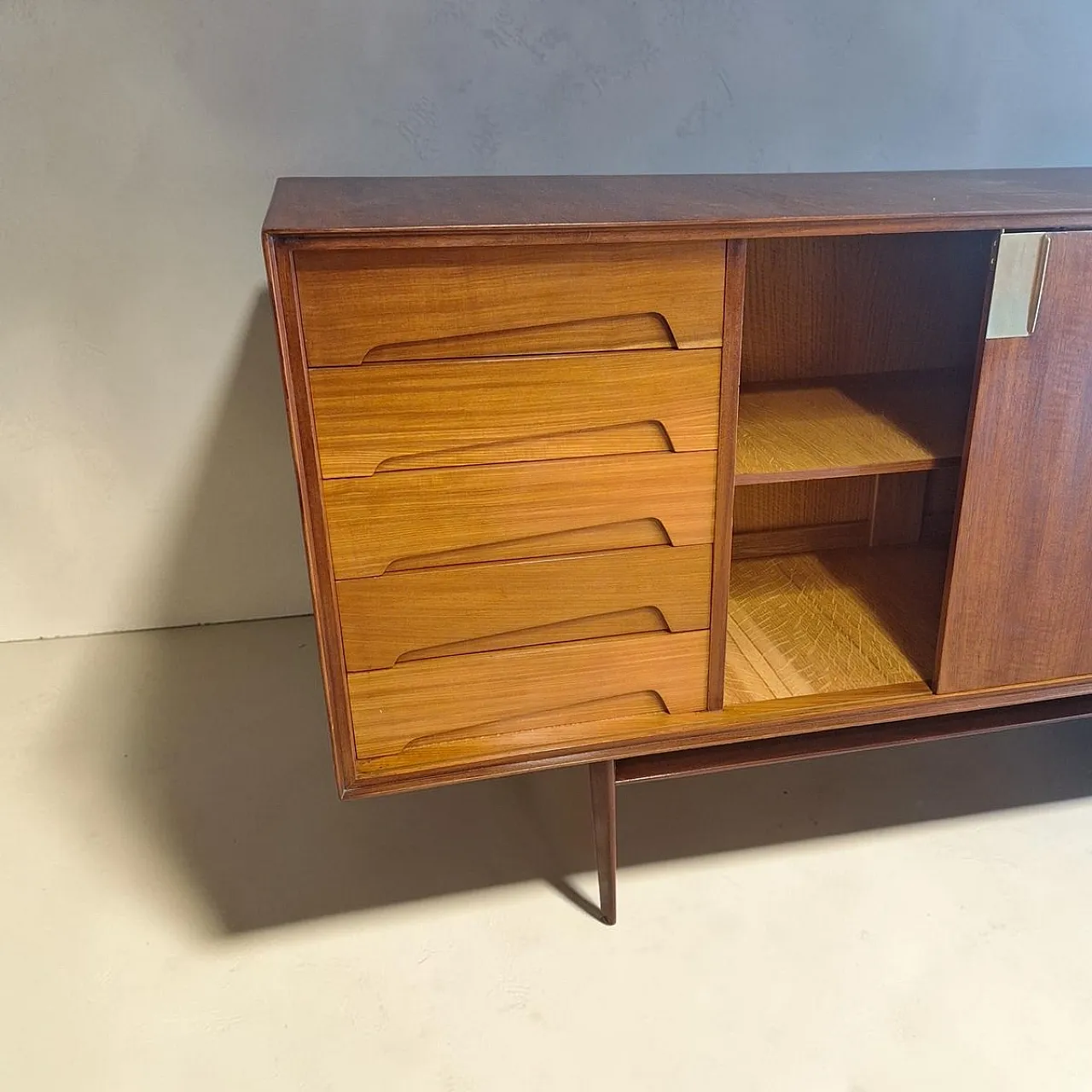 Teak sideboard by Edmondo Palutari for Dassi, 1960s 9