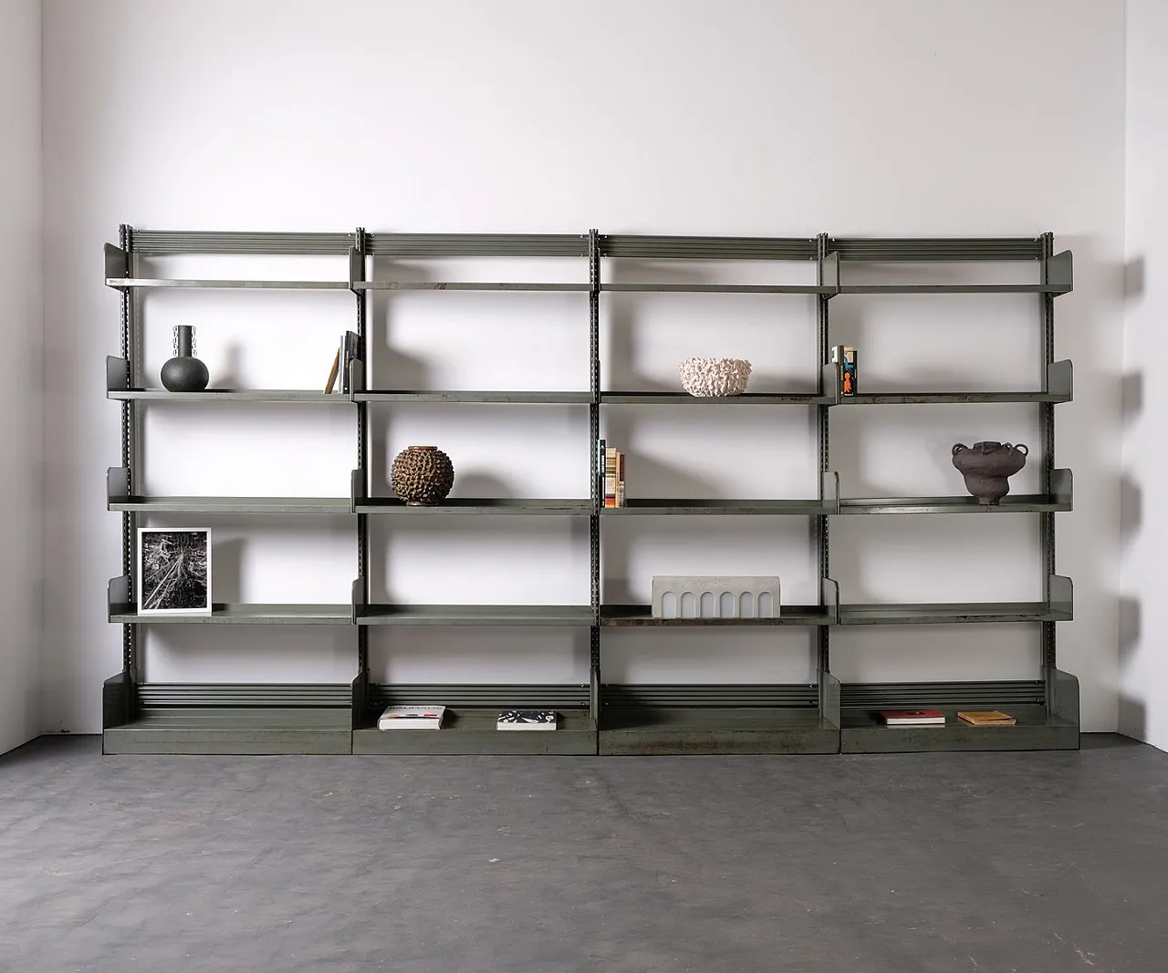 Large Industrial library bookcase, 1960s 1