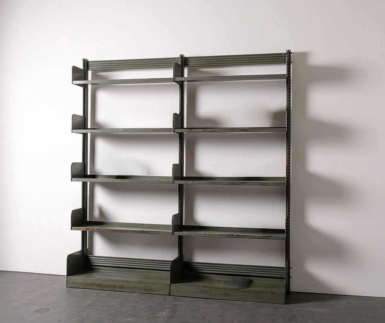 Industrial bookcase in iron, 1960s 5