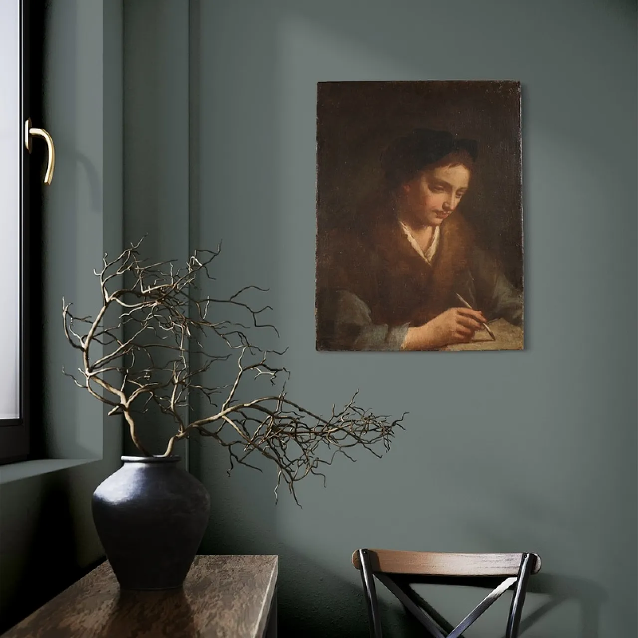 Painting, Italian portrait, 17th-century 9
