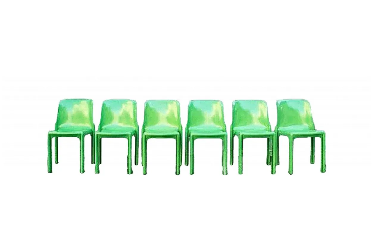 Selene chair by Vico Magistretti for Artemide, 1970 1