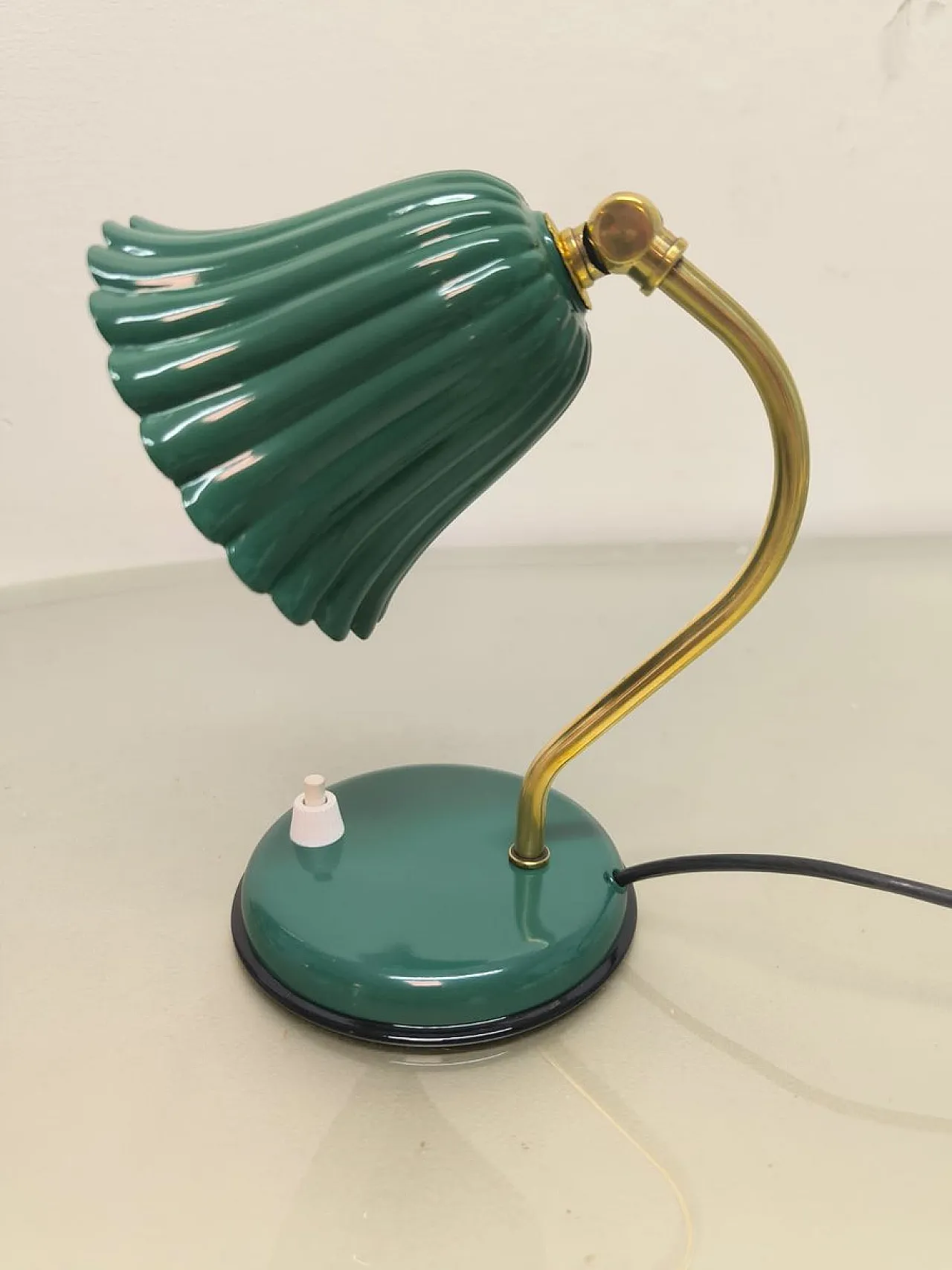 Lampada da tavolo con cupola regolabile, anni '50 11