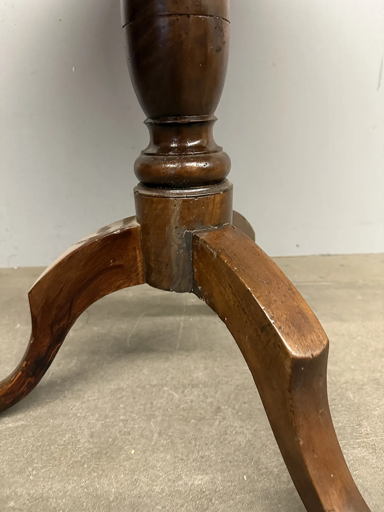 Antique L Filippo 19th century coffee table, 83x74cm 4
