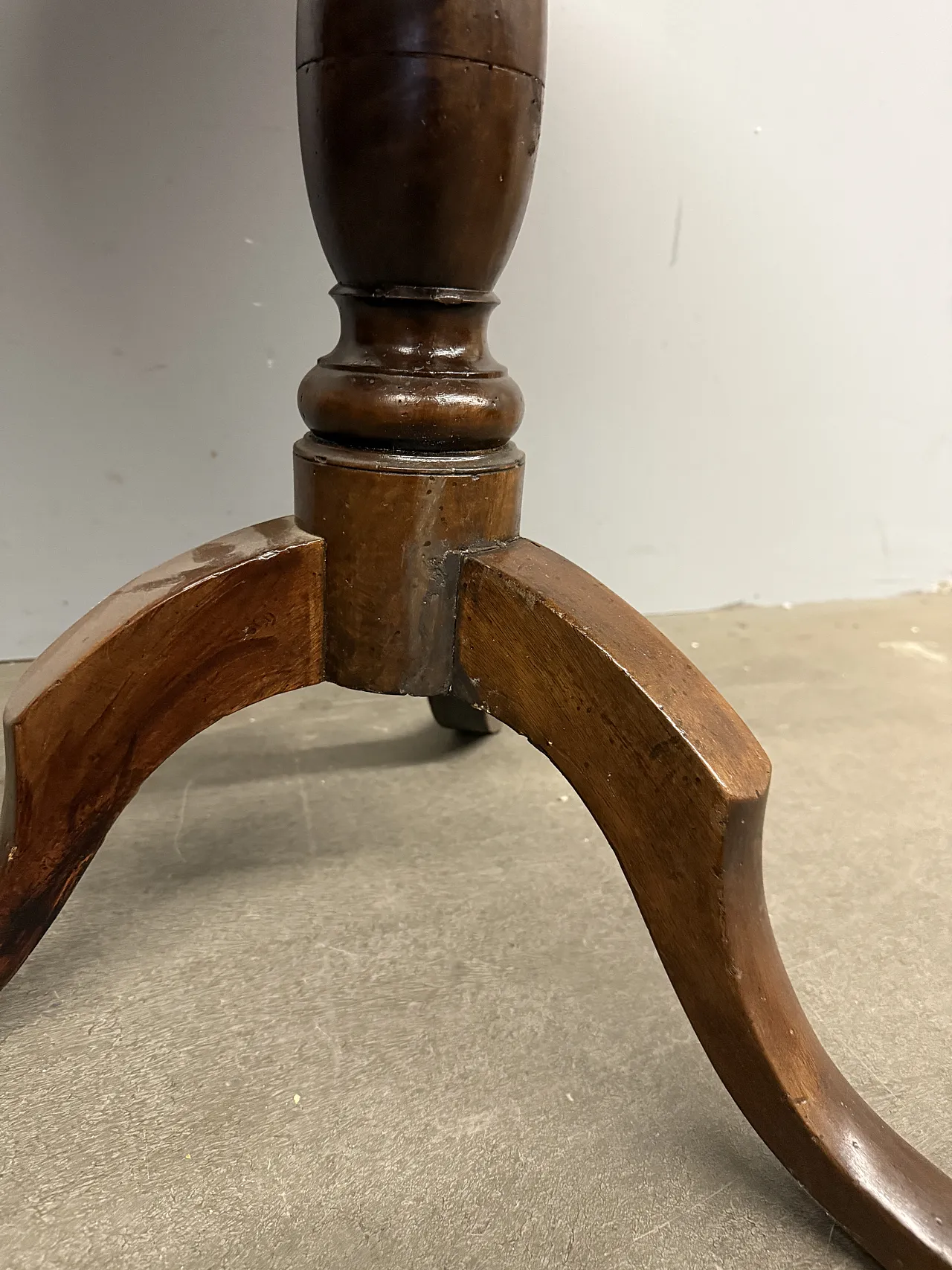 Antique L Filippo 19th century coffee table, 83x74cm 5