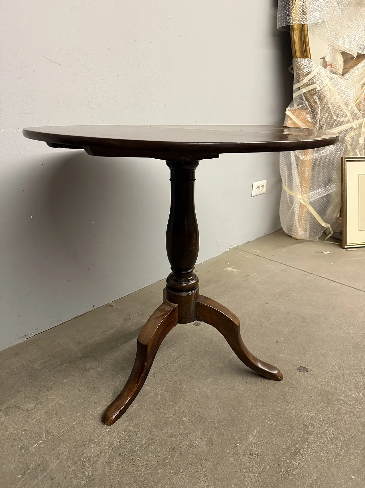 Antique L Filippo 19th century coffee table, 83x74cm 11