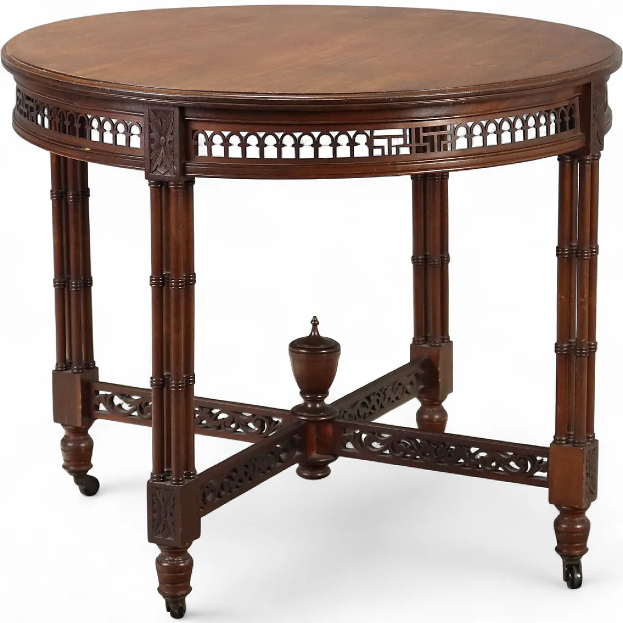 Round mahogany table, early 20th century 11