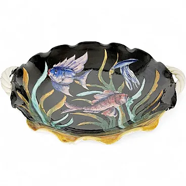 Ceramic dish or catchall, 1960s