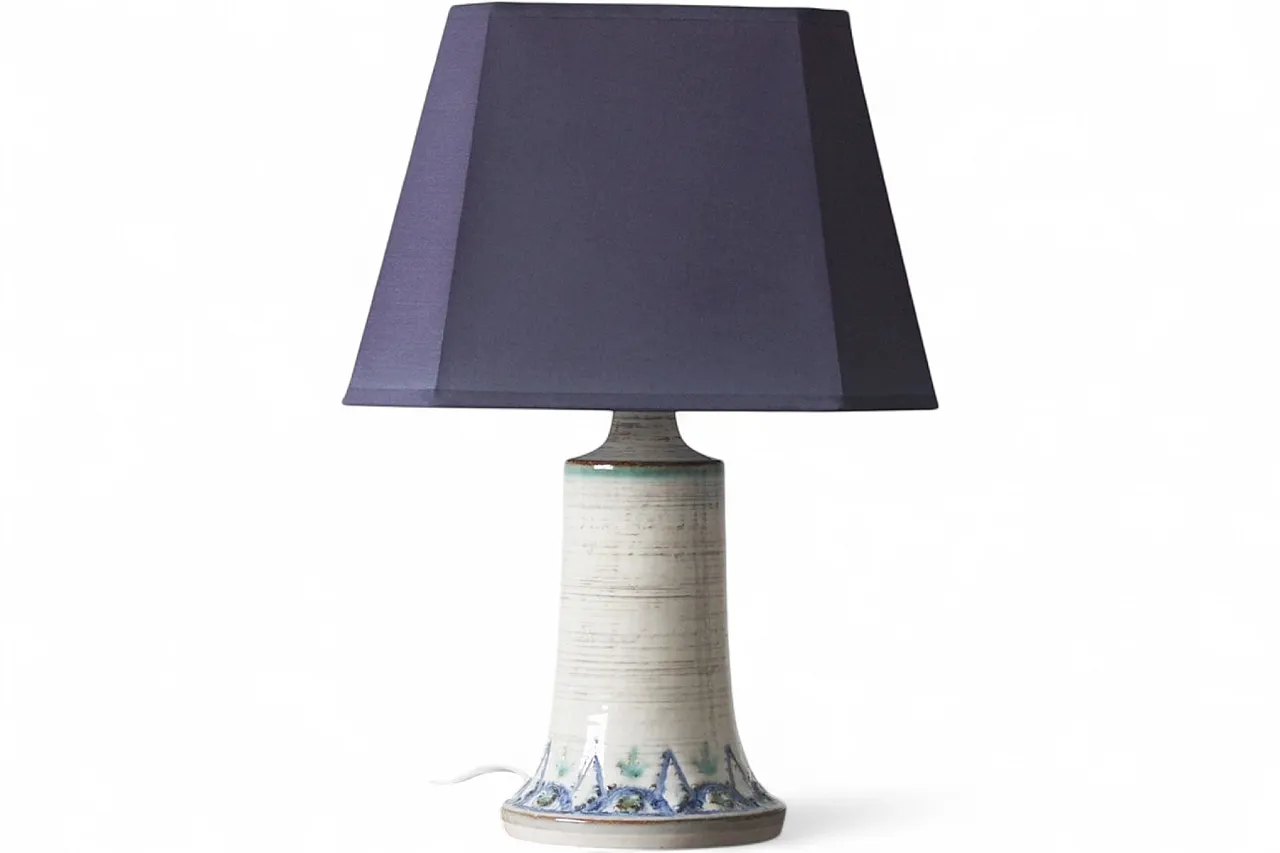 Ceramic table lamp from Søholm, Denmark, 1960s 7