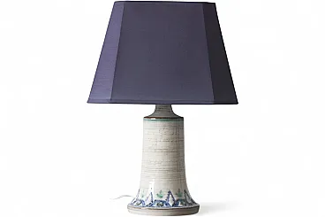 Ceramic table lamp from Søholm, Denmark, 1960s