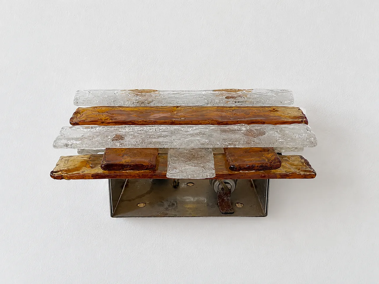Albano Poli, pair of wall lamps by Poliarte, 1970s 5