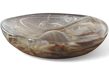 Scodella nr. 868 in vetro di Michael Bang per Holmegaard, anni '70