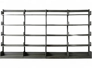 Large Industrial library bookcase, 1960s