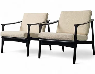 Pair of lounge chairs, 1950s