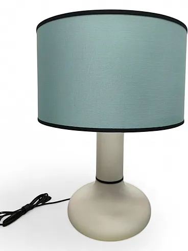 Lampada da tavolo vintage blu, anni '70