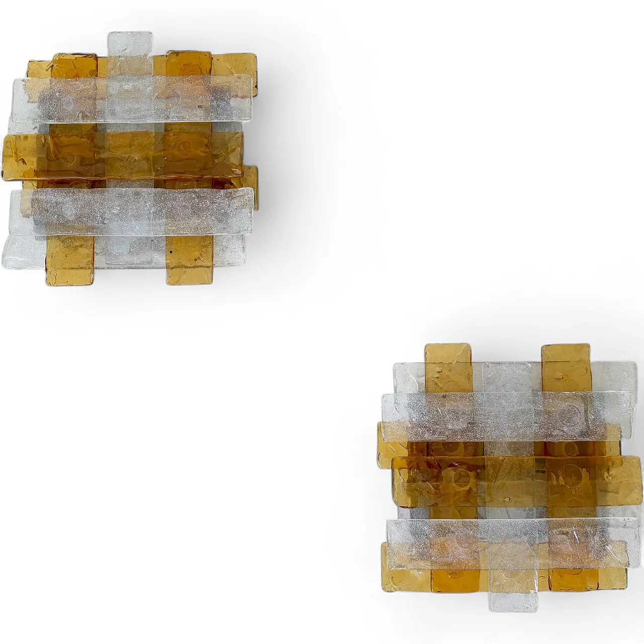 Albano Poli, pair of wall lamps by Poliarte, 1970s 6
