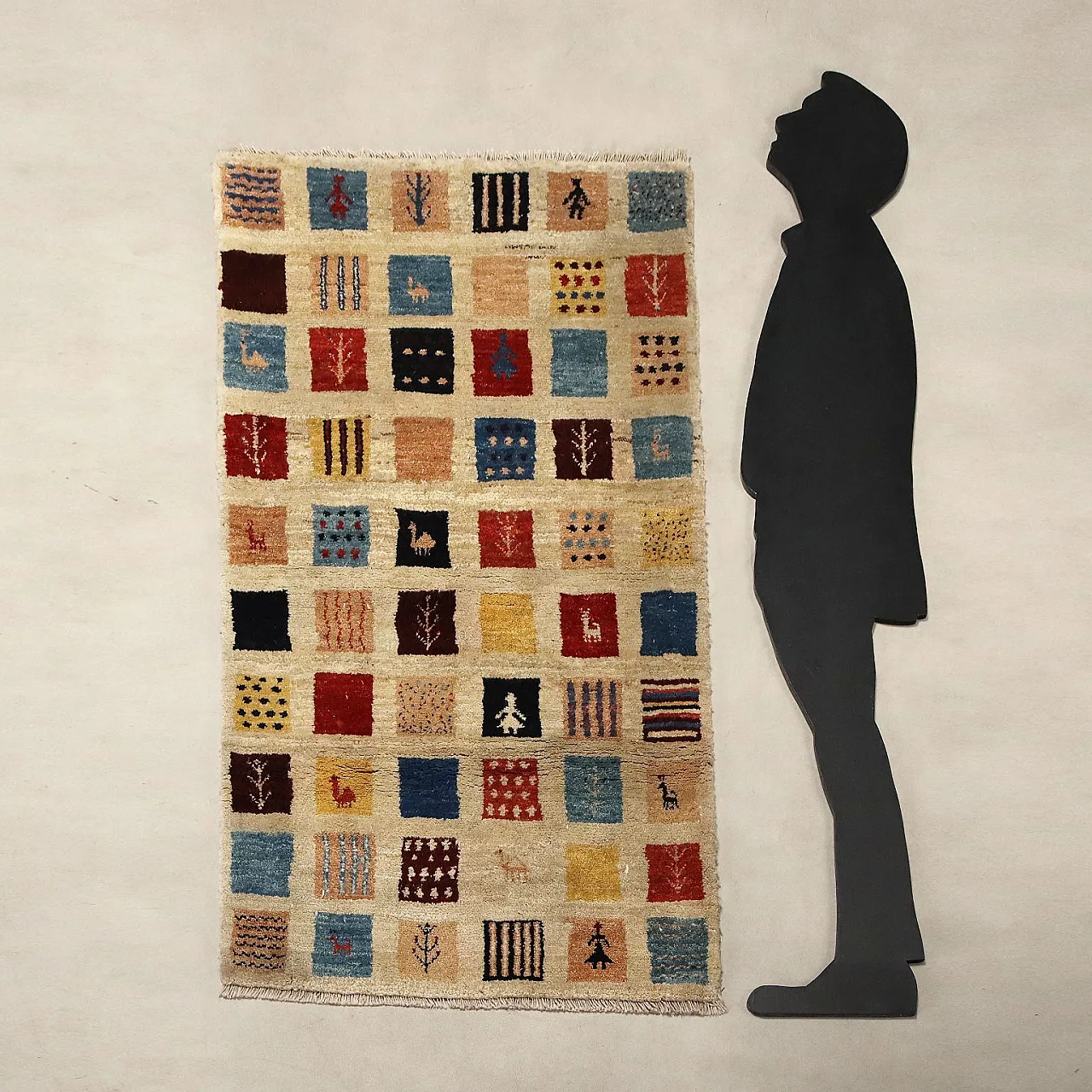 Gabbeh rug in wool, 20th century 2