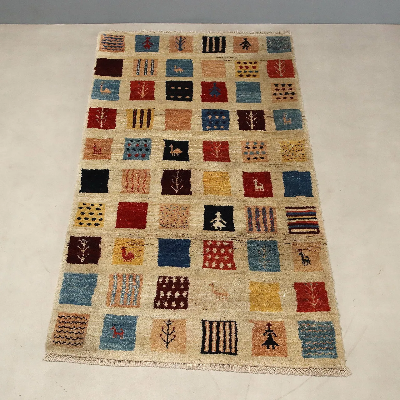 Gabbeh rug in wool, 20th century 3