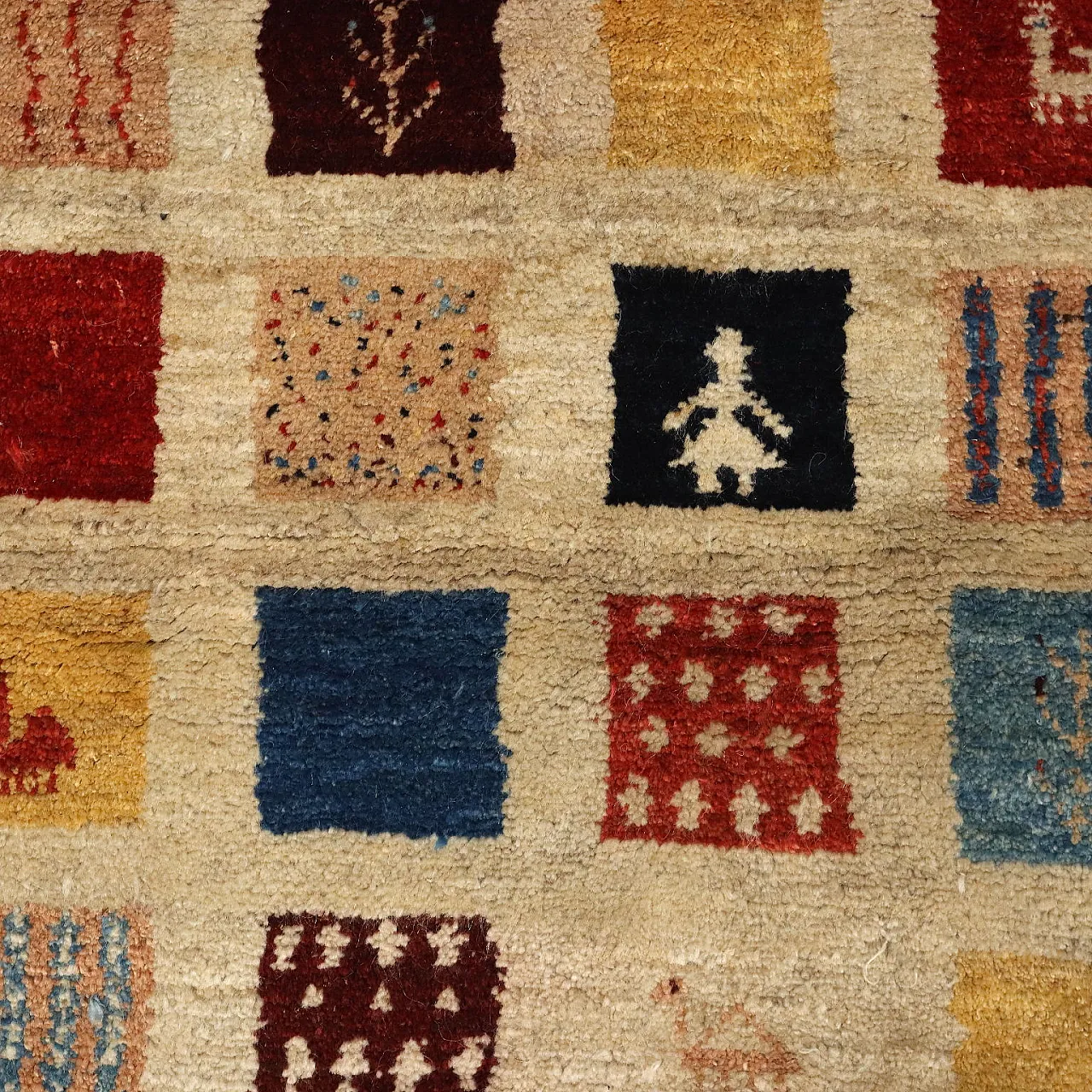 Gabbeh rug in wool, 20th century 4