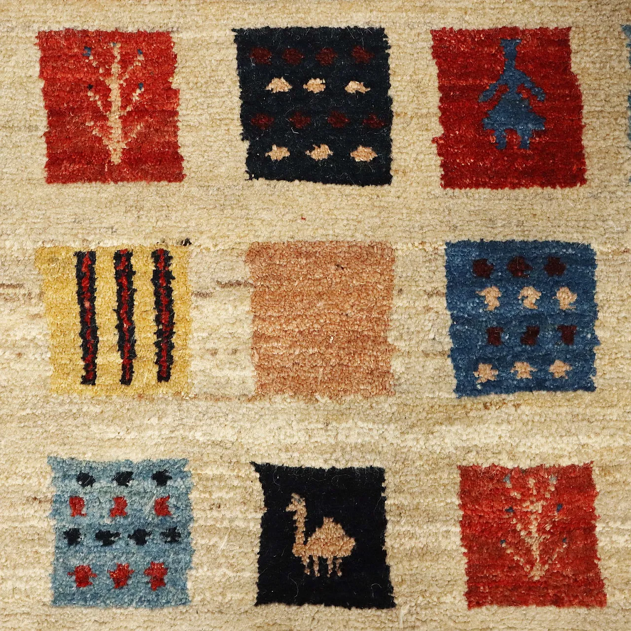 Gabbeh rug in wool, 20th century 5