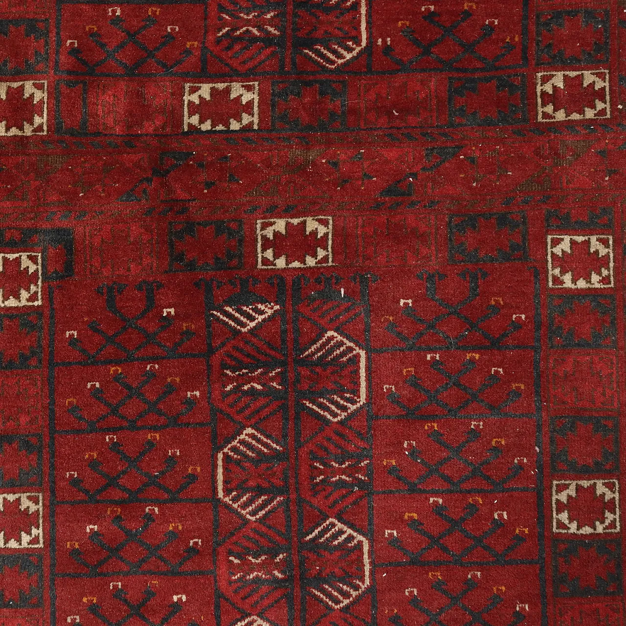 Tappeto Bukhara in lana, '900 4