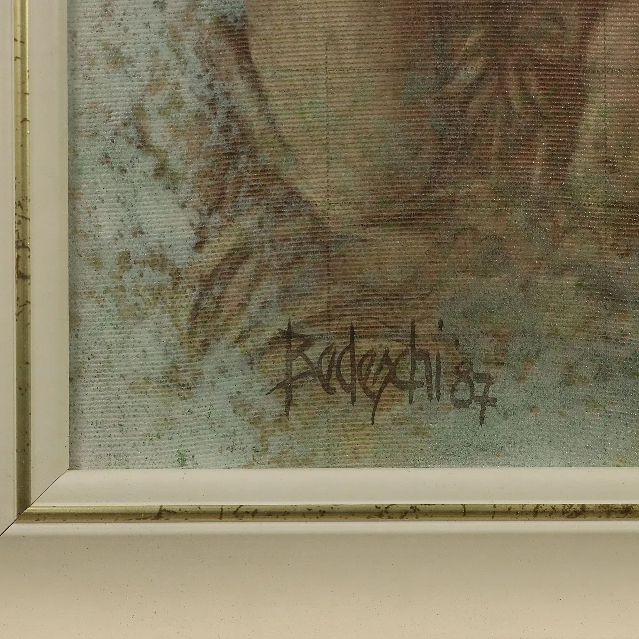 Painting by Nevio Bedeschi, oil on canvas, 20th century 8