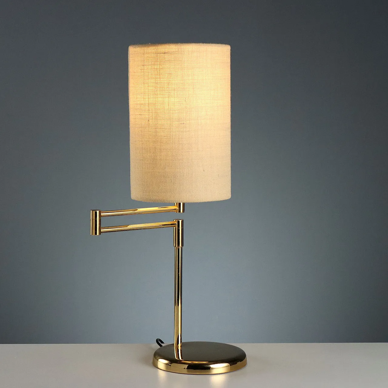 Lamp with articulating arm, 1980s 1
