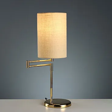 Lamp with articulating arm, 1980s