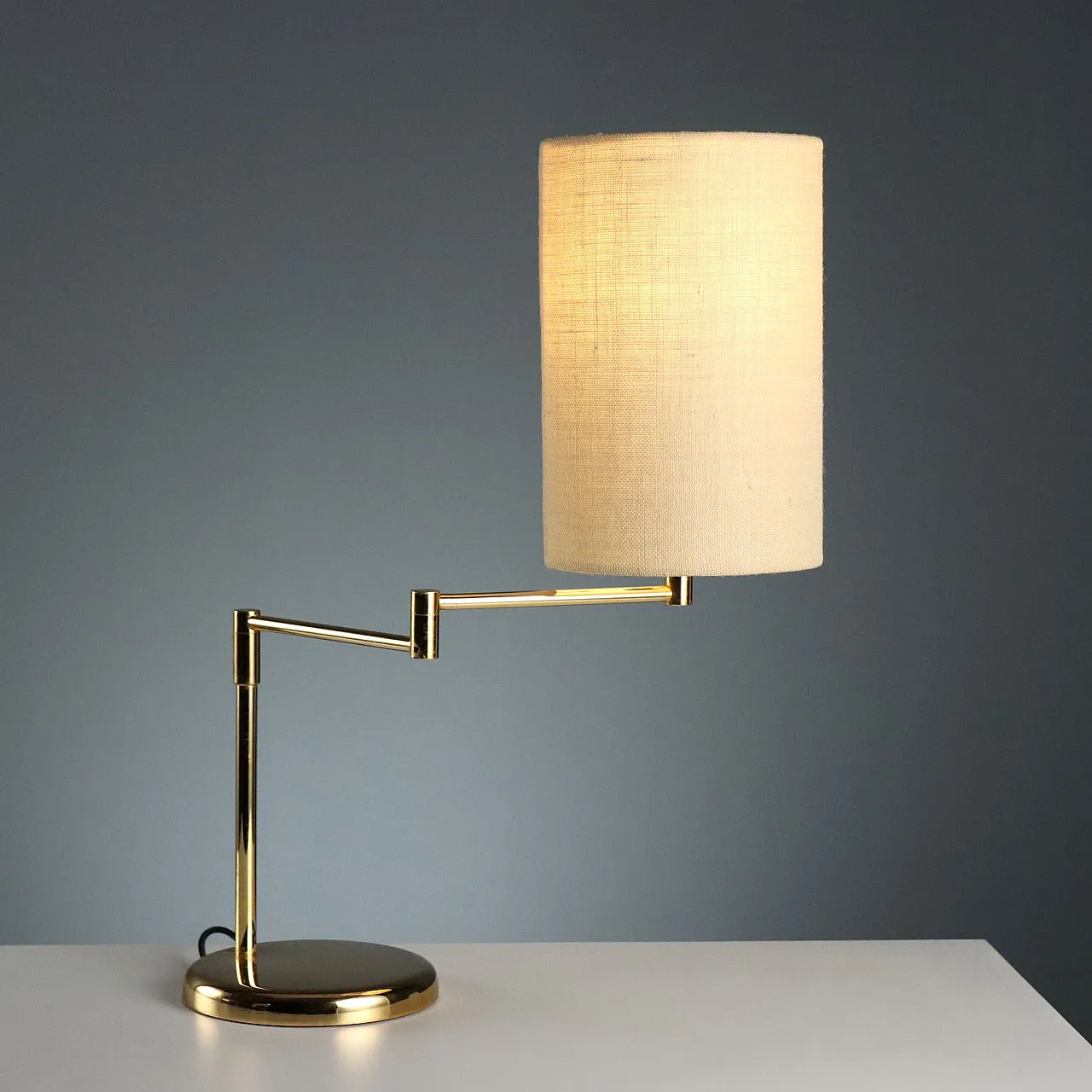 Lamp with articulating arm, 1980s 5