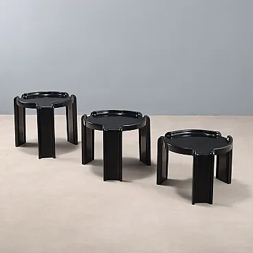 3 Kartell nest tables, 20th century