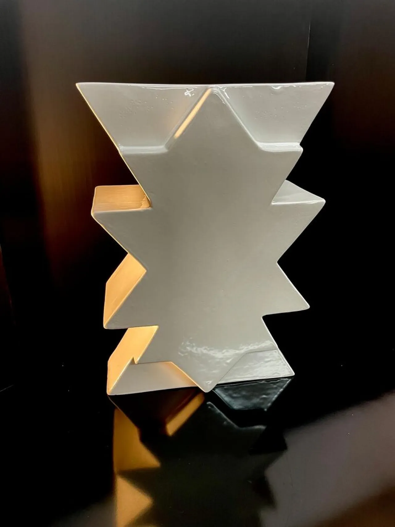 Vaso Ilios in ceramica di Florio Paccagnella, anni '80 3