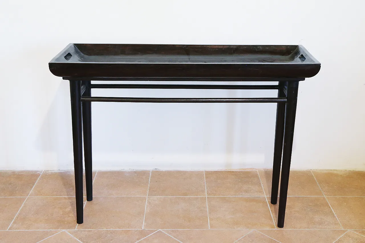 Consolle Vassoio Legno Sandalo Massello Ebanisteria imperiale cinese 1